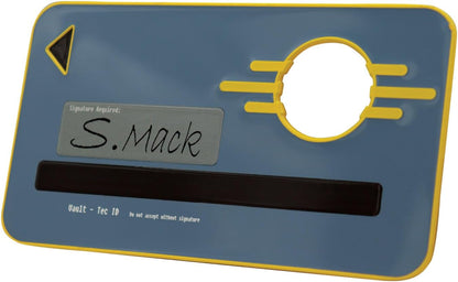 FaNaTtik Fallout 3 Vault 101 Security Keycard Metal Replica – Limited Edition, Numbered Collectible (5000