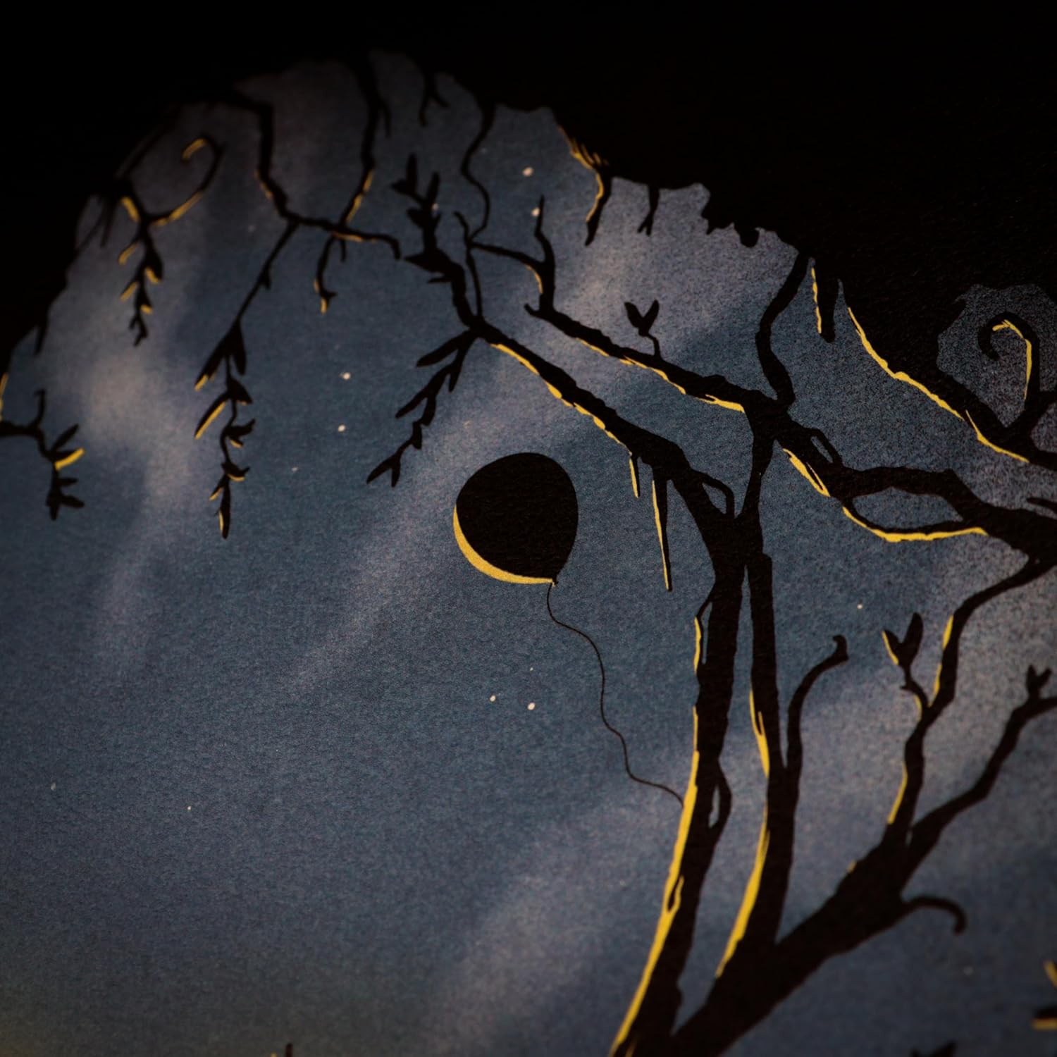 IT: Welcome to Derry Limited Edition A3 Art Print – Pennywise Negative Space Artwork - Hand-Numbered Collectible - Officially Licensed Horror Memorabilia