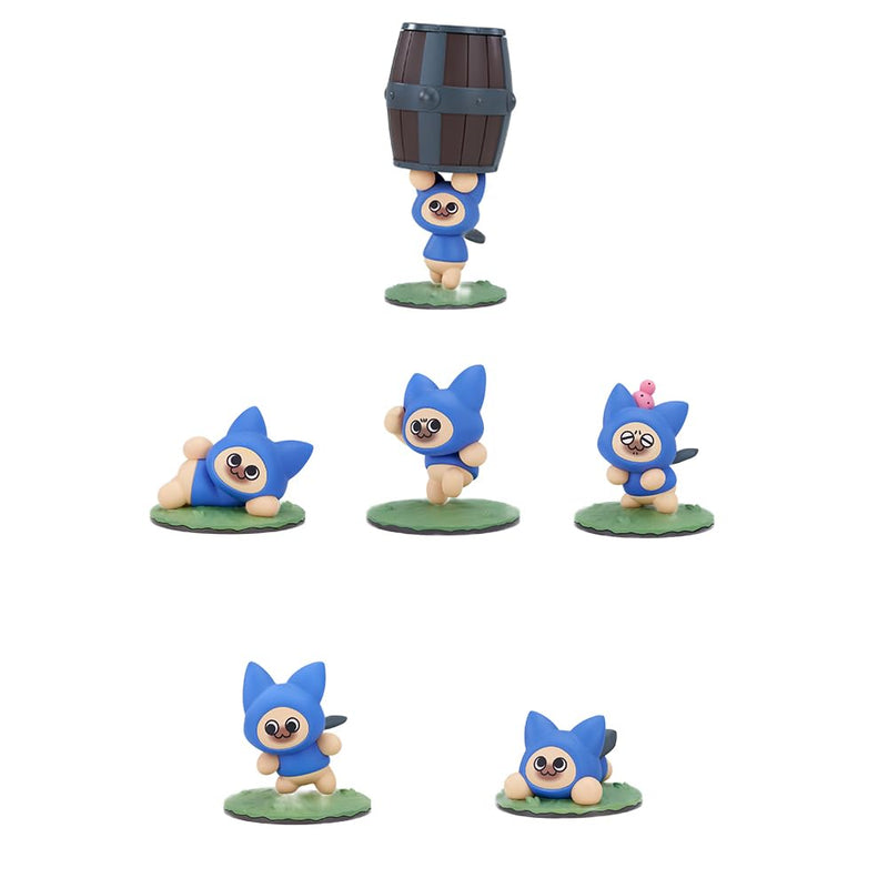 APEX Monster Hunter Rise Aylu Cat PVC & ABS Blind Box Figure, Box of 6