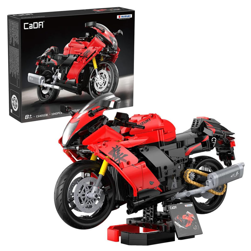CADA Suzuki Hayabusa – 1043 Teile – Motorrad im Maßstab 1:6 – (DeQuBe 927DE64051