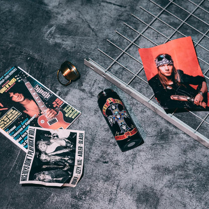 Grupo Erik Borraccia Termica Guns n Roses - Borraccia Acciaio Inox 550 ml per Bambini, Scuola, Palestra o Attività Sportive con Doppia Parete | Water Bottle: Regalo Rock