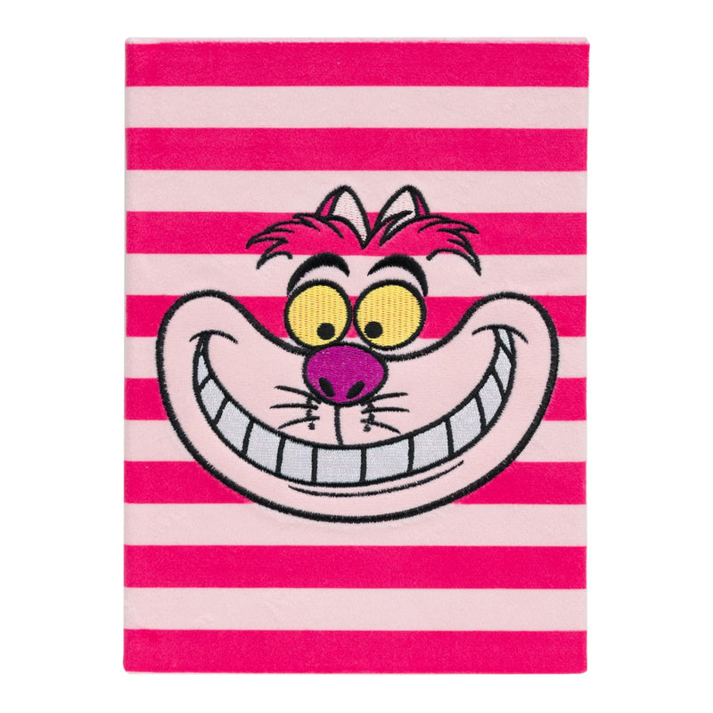 Grupo Erik Taccuino A5 Alice nel Paese delle Meraviglie - Quaderno Appunti a Quadretti con Copertina Peluche, Tasca Espandibile e Segnalibro, 192 Pagine | Cancelleria: Diario Personale, Gatoo Cheshire