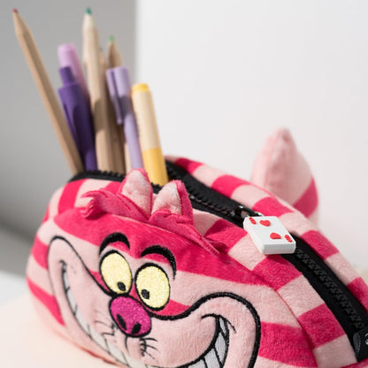 Grupo Erik Astuccio Alice nel Paese delle Meraviglie - Astuccio Scuola Piccolo Portapenne con Cerniera e Grafiche Ricamate in Peluche | Back to School: Cancelleria Bambina e Bambino (20 x 9 x 5cm