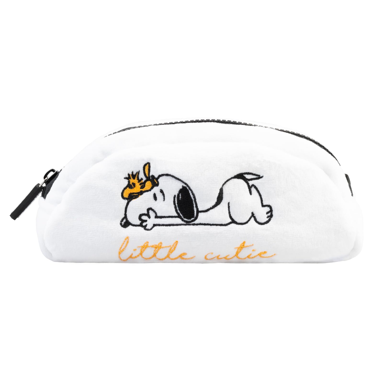 Grupo Erik Astuccio Snoopy Peanuts - Astuccio Scuola Piccolo Portapenne con Cerniera e Grafiche Ricamate in Peluche | Back to School: Cancelleria Bambina e Bambino, Regalo Snoopy (20 x 9 x 5cm