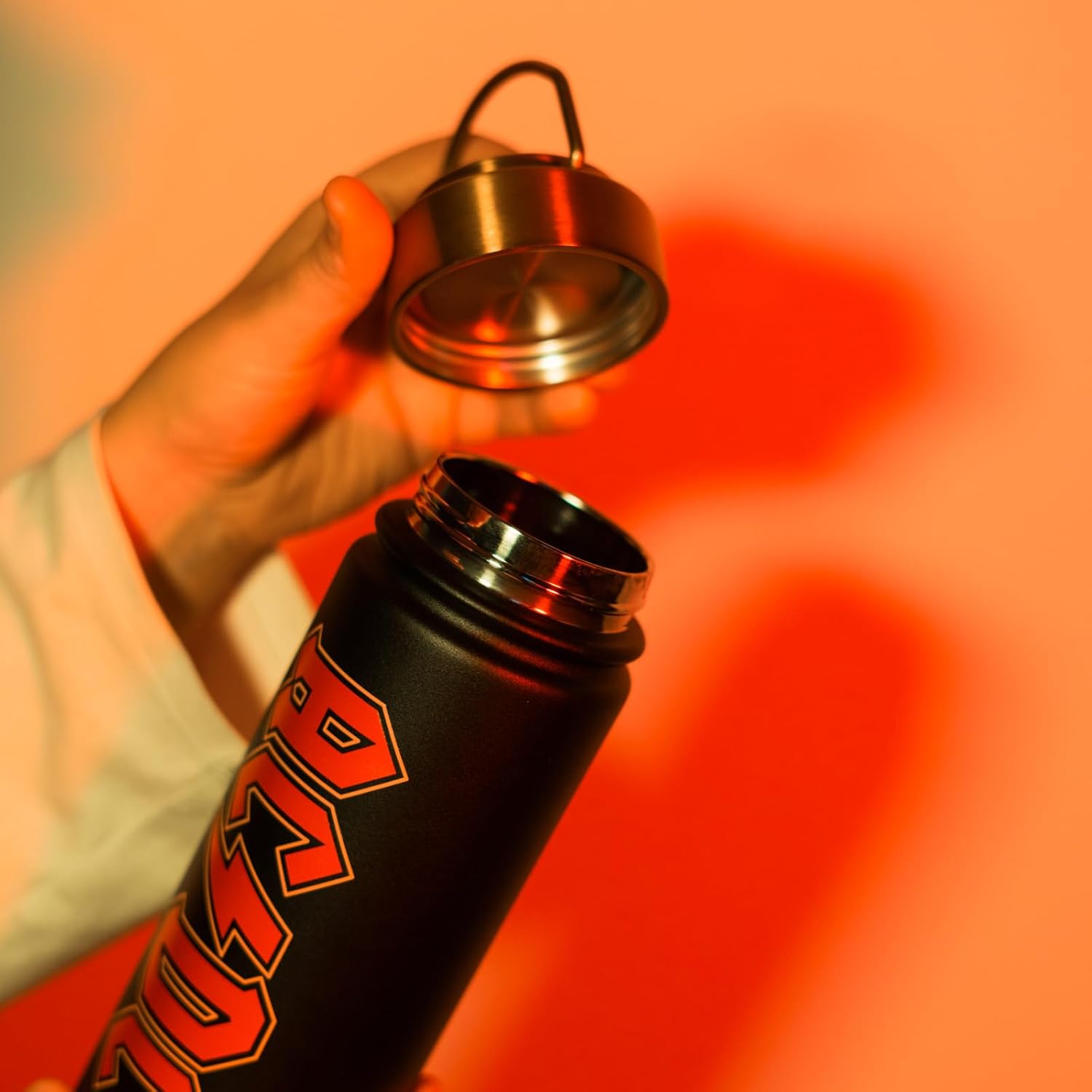 Grupo Erik Borraccia Termica AC DC - Borraccia Acciaio Inox 550 ml per Bambini, Scuola, Palestra o Attività Sportive con Doppia Parete | Water Bottle: Regalo Rock