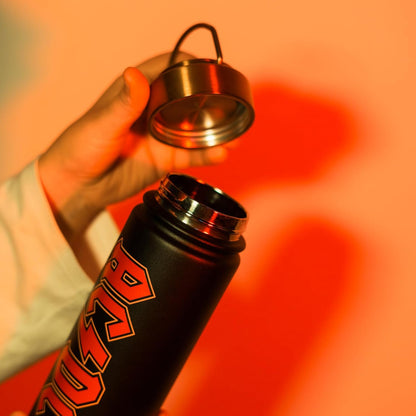 Grupo Erik Borraccia Termica AC DC - Borraccia Acciaio Inox 550 ml per Bambini, Scuola, Palestra o Attività Sportive con Doppia Parete | Water Bottle: Regalo Rock