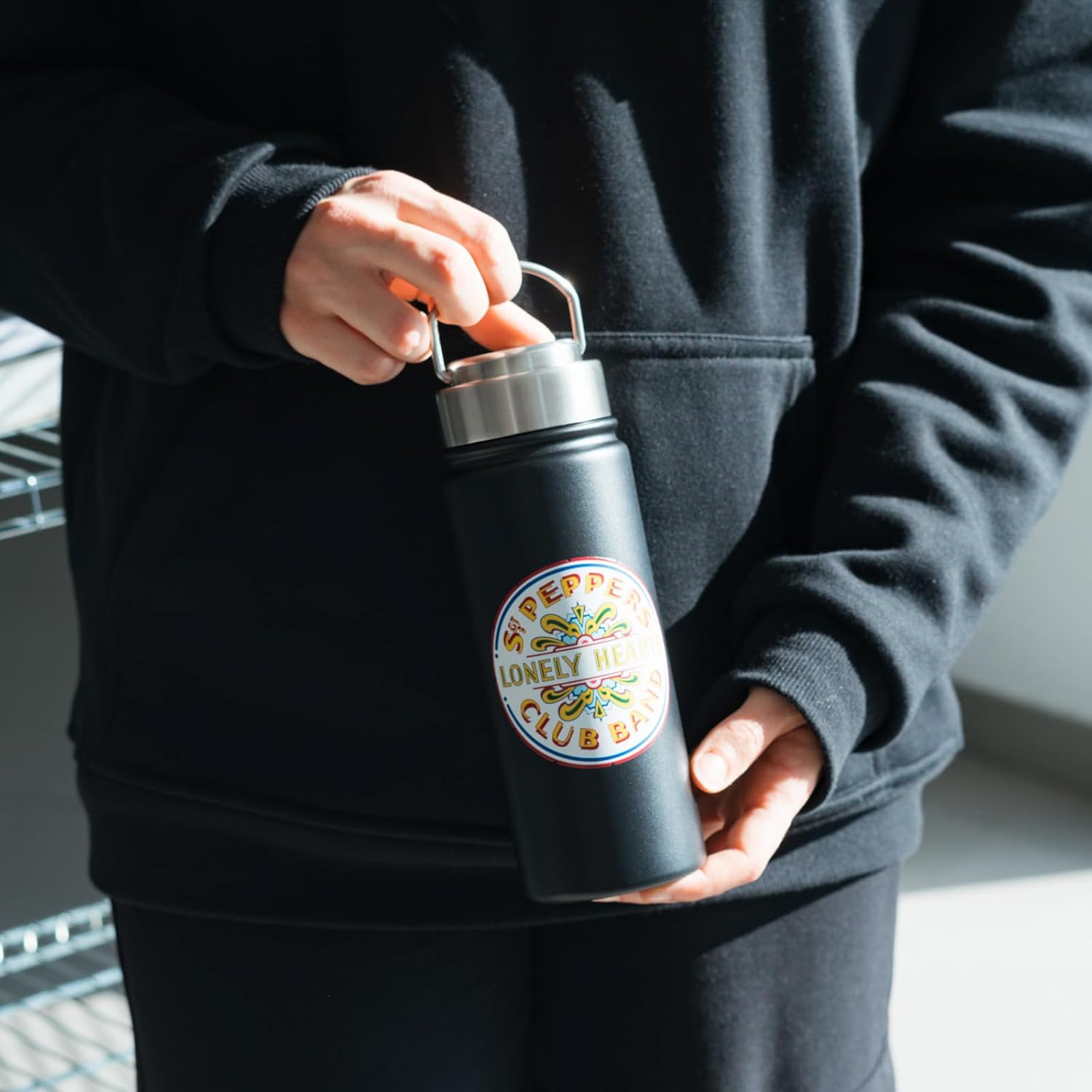 Grupo Erik Borraccia Termica The Beatles - Borraccia Acciaio Inox 550 ml per Bambini, Scuola, Palestra o Attività Sportive con Doppia Parete | Water Bottle