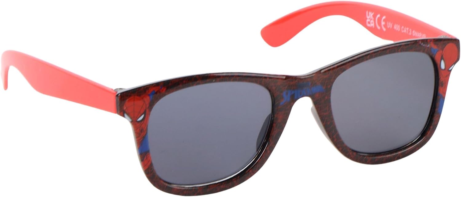 CERDÁ LIFE'S LITTLE MOMENTS Marvel Spider-Man Boys UV Protection Sunglasses and Matching Case Set for Summer, School, Holidays, Beach, Everyday Use