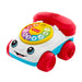 Fisher-Price Baby Toy Chatter Telephone Vehicle Push-Along with Sounds for Crawling Developmental Play Infants Ages 6+ Months, JKD56