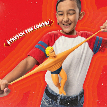 Stretch Armstrong Basic Fun Retro Action Figure – Large 10-Inch Super Stretchy Toy – Vintage Throwback for Kids & Collectors Ages 5+
