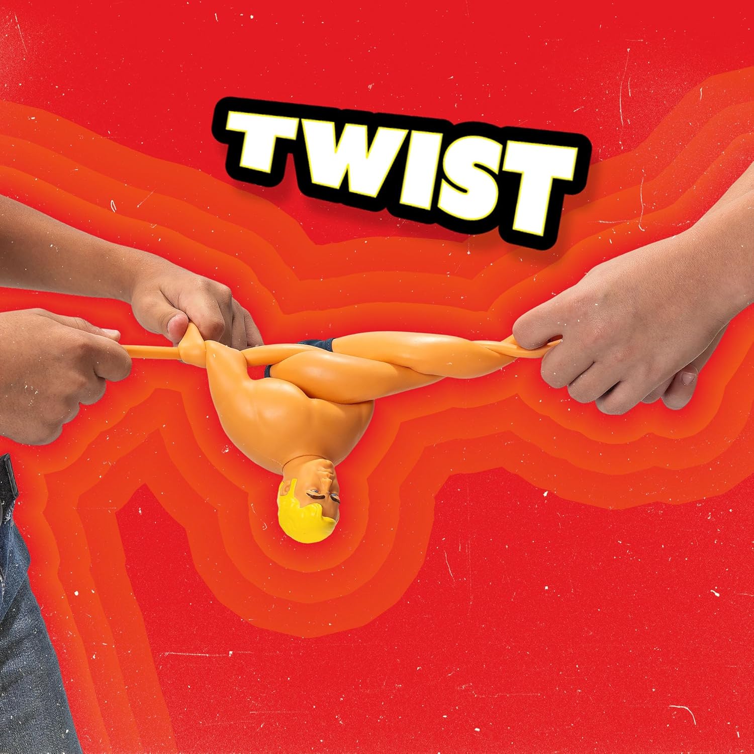 Stretch Armstrong Basic Fun Retro Action Figure – Large 10-Inch Super Stretchy Toy – Vintage Throwback for Kids & Collectors Ages 5+