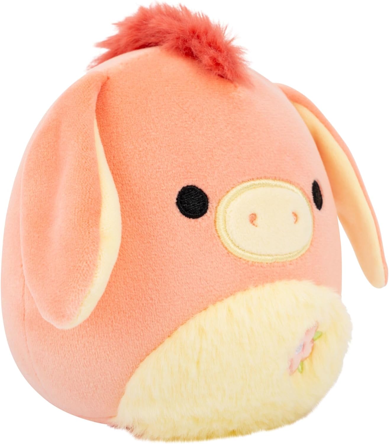 Squishmallows Original 7.5-Inch Llewyn the Peach Donkey - Easter Plush