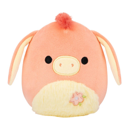 Squishmallows Original 7.5-Inch Llewyn the Peach Donkey - Easter Plush