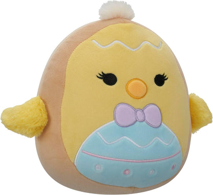 Original Squishmallows 7.5-Inch Aimee the Yellow Chick Easter Cookie - Easter Plush