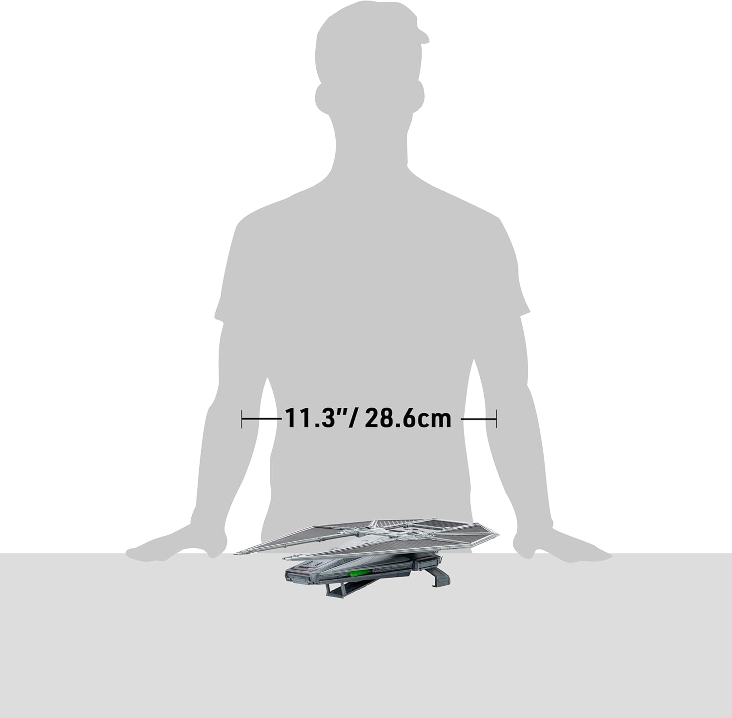 Star Wars Micro Galaxy Squadron TIE Reaper - Veicolo da 9 pollici con tre micro accessori da 2,5 cm
