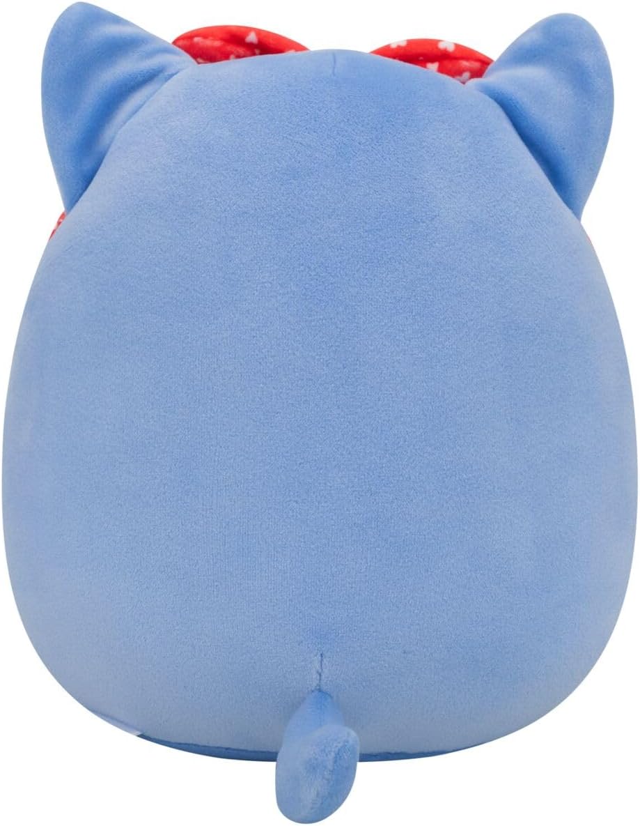 Squishmallows Original 7.5-Inch Carizma the Blue Tabby Cat - Valentine's Plush