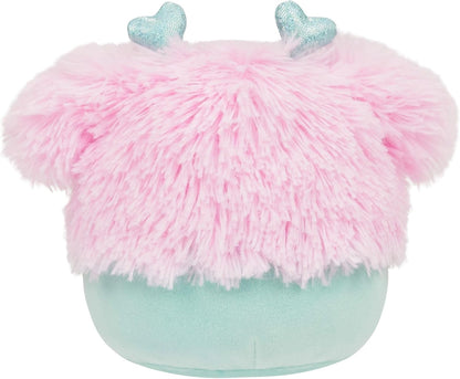 Squishmallows Original 7.5-Inch Bessem the Bigfoot with Heart Headband - Valentine's Plush
