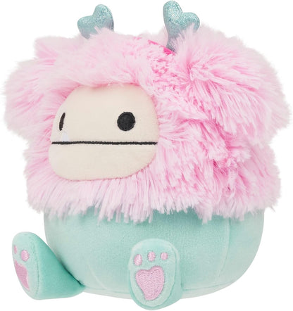Squishmallows Original 7.5-Inch Bessem the Bigfoot with Heart Headband - Valentine's Plush