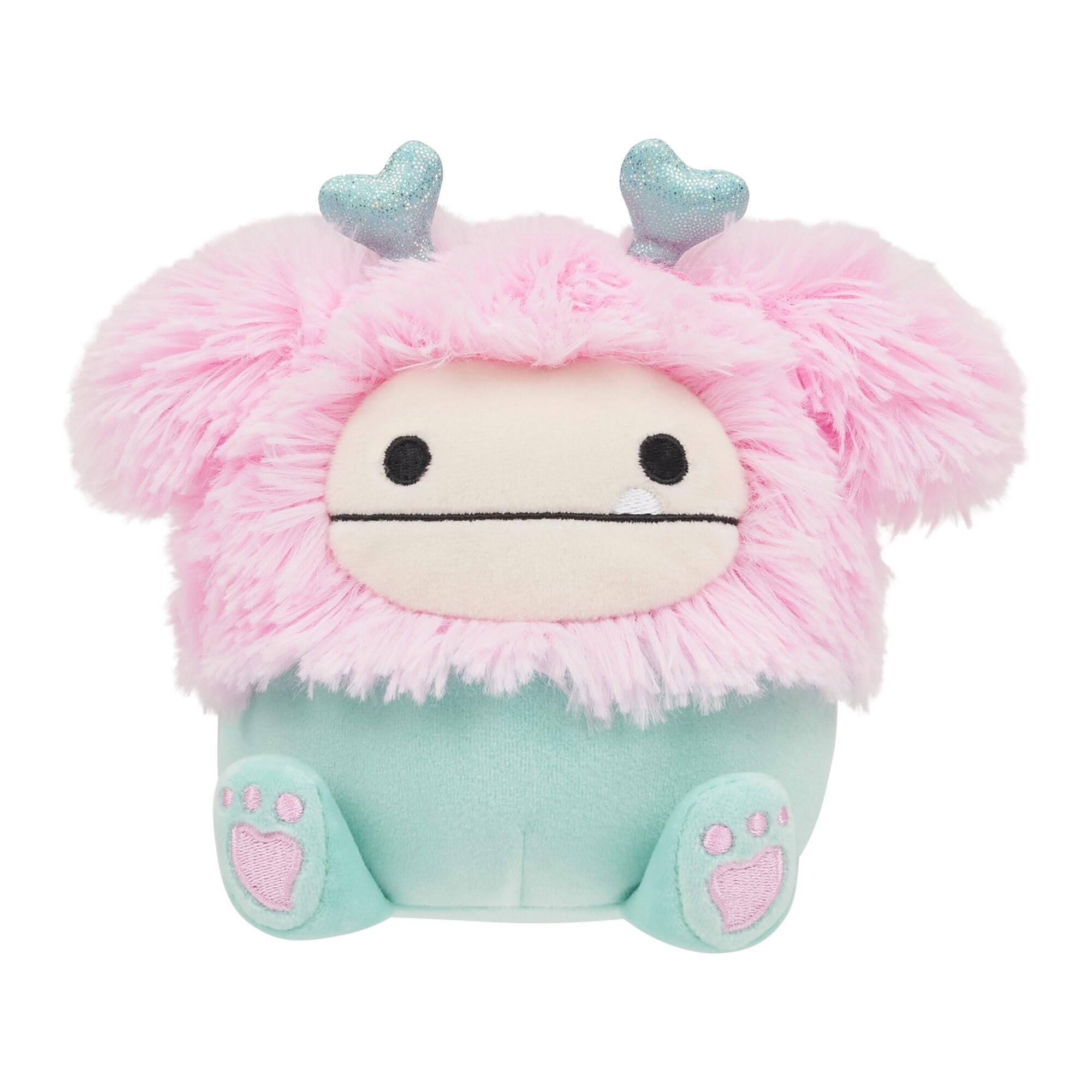 Squishmallows Original 7.5-Inch Bessem the Bigfoot with Heart Headband - Valentine's Plush