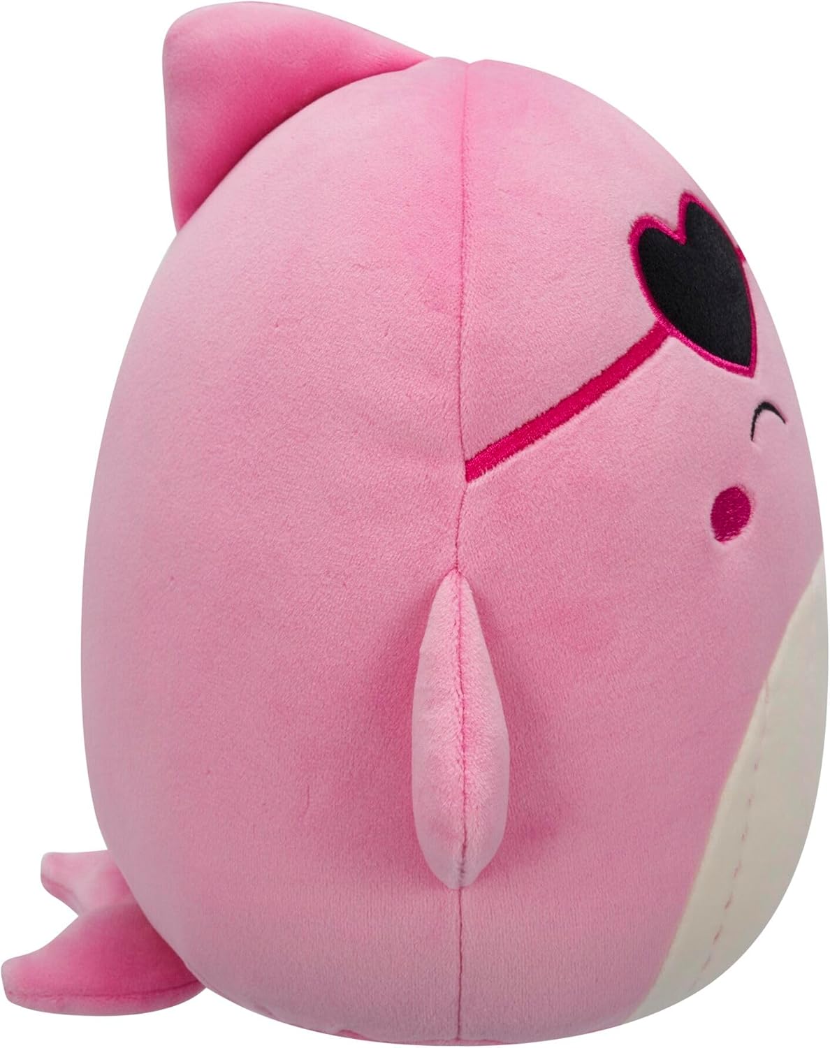 Squishmallows Original 7.5-Inch Val the Pink Whale with Heart Sunglasses - Valentine's Plush