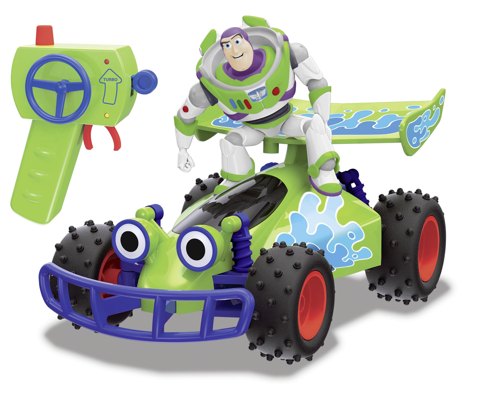 Jada Toys Disney Pixar Toy Story 4 Turbo Buggy W/Buzz Radio Control Vehicle, 2.4 Ghz, 1: 24