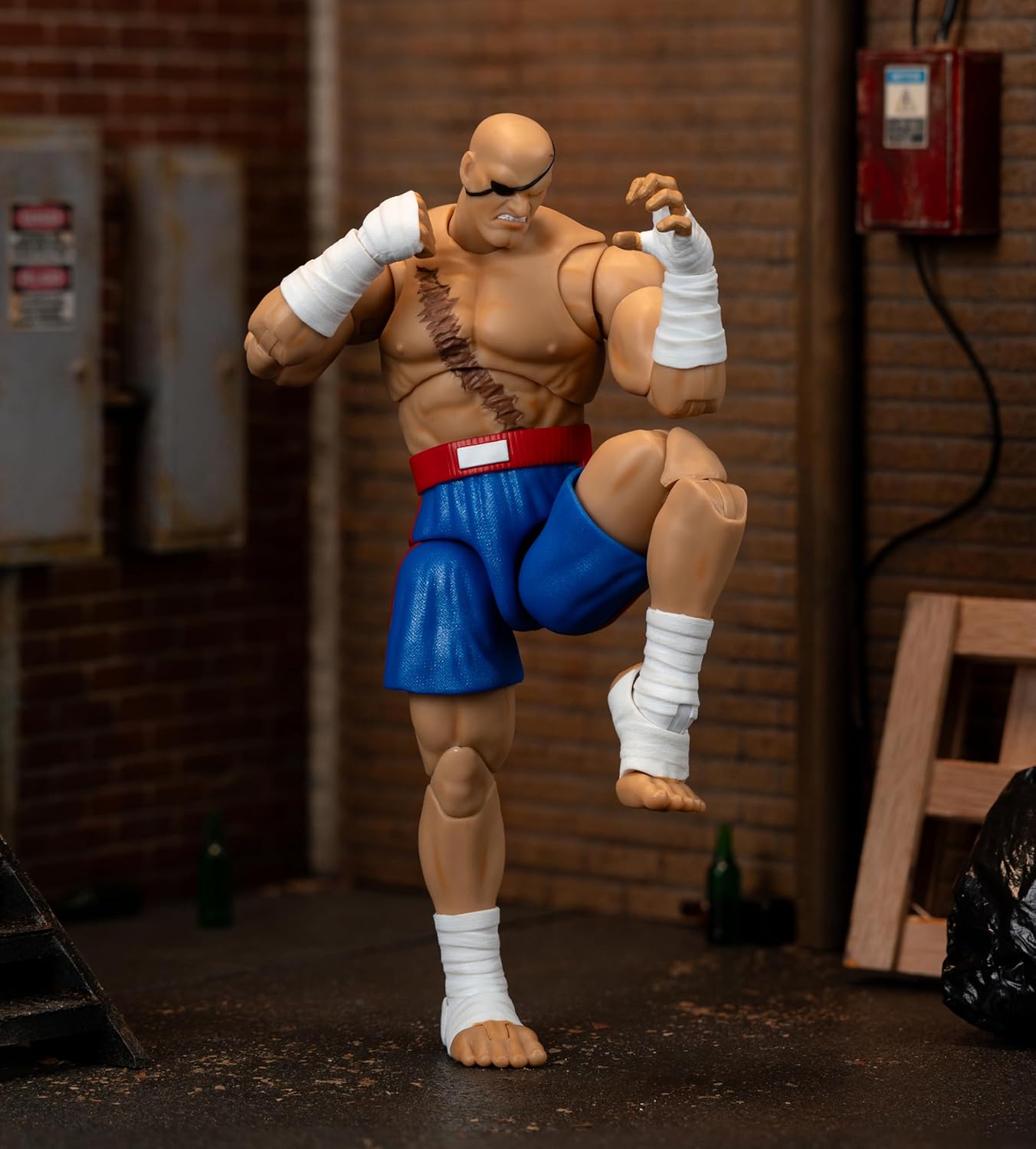 SAGAT STREET FIGHTER 6" DELUXE COLLECTOR FIGURE