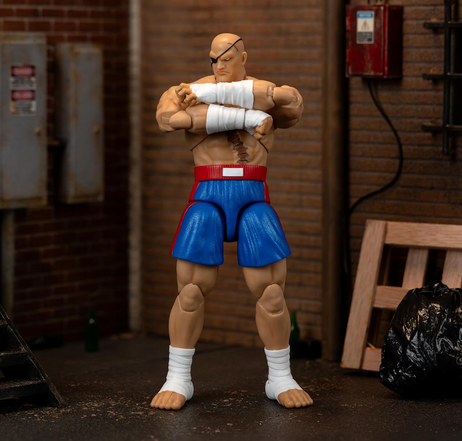 SAGAT STREET FIGHTER 6" DELUXE COLLECTOR FIGURE