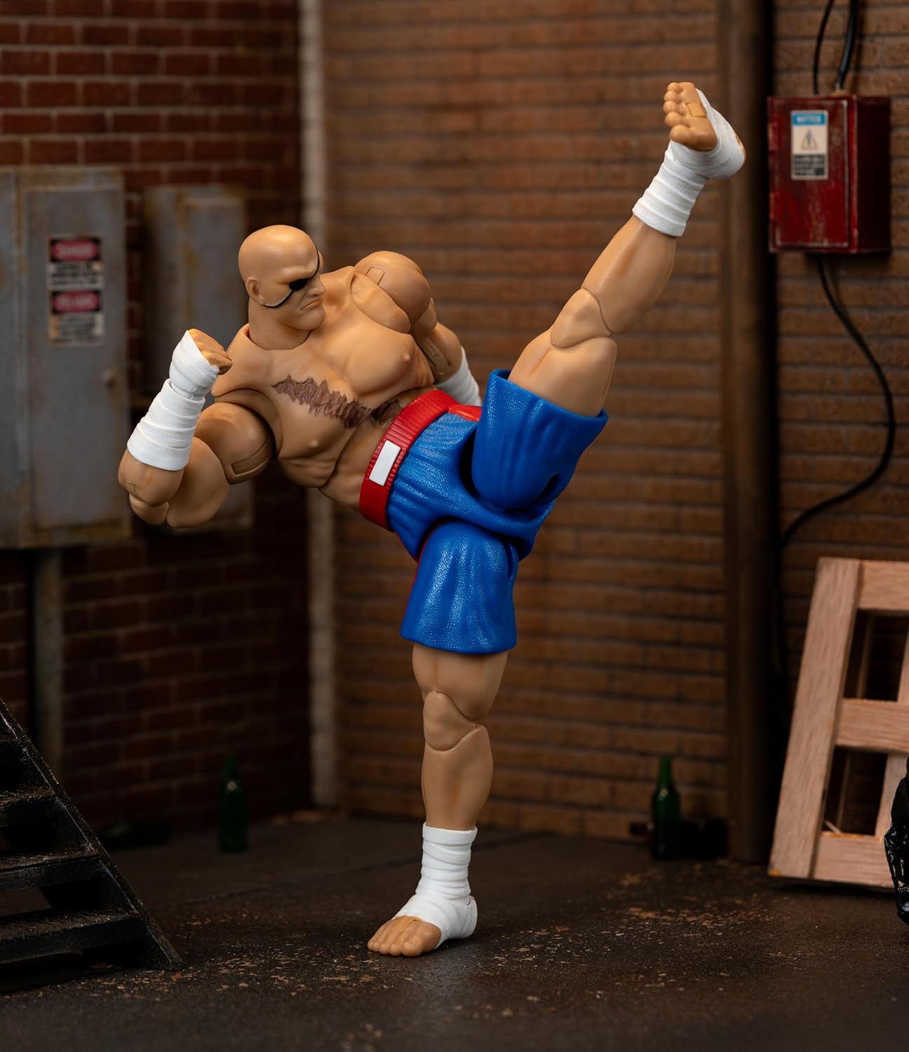 SAGAT STREET FIGHTER 6" DELUXE COLLECTOR FIGURE