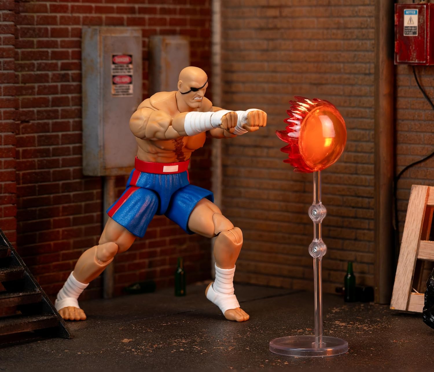 SAGAT STREET FIGHTER 6" DELUXE COLLECTOR FIGURE