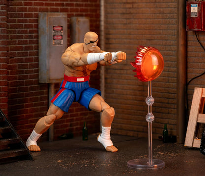 SAGAT STREET FIGHTER 6" DELUXE COLLECTOR FIGURE