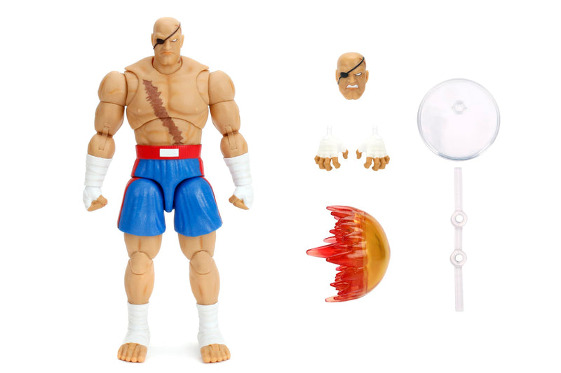 SAGAT STREET FIGHTER 6" DELUXE COLLECTOR FIGURE