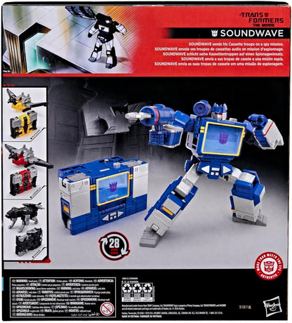 Transformers Studio Series The The Movie Leader Class Soundwave Action Figure