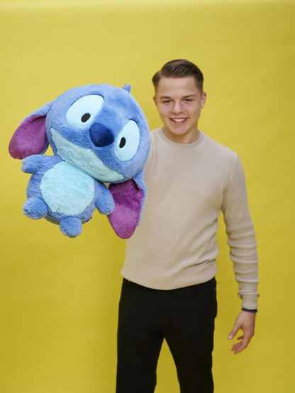 Simba Disney Huggables Stitch 35 cm – Peluche Douce, idée Cadeau pour Enfants et Fans à partir de 0 Mois