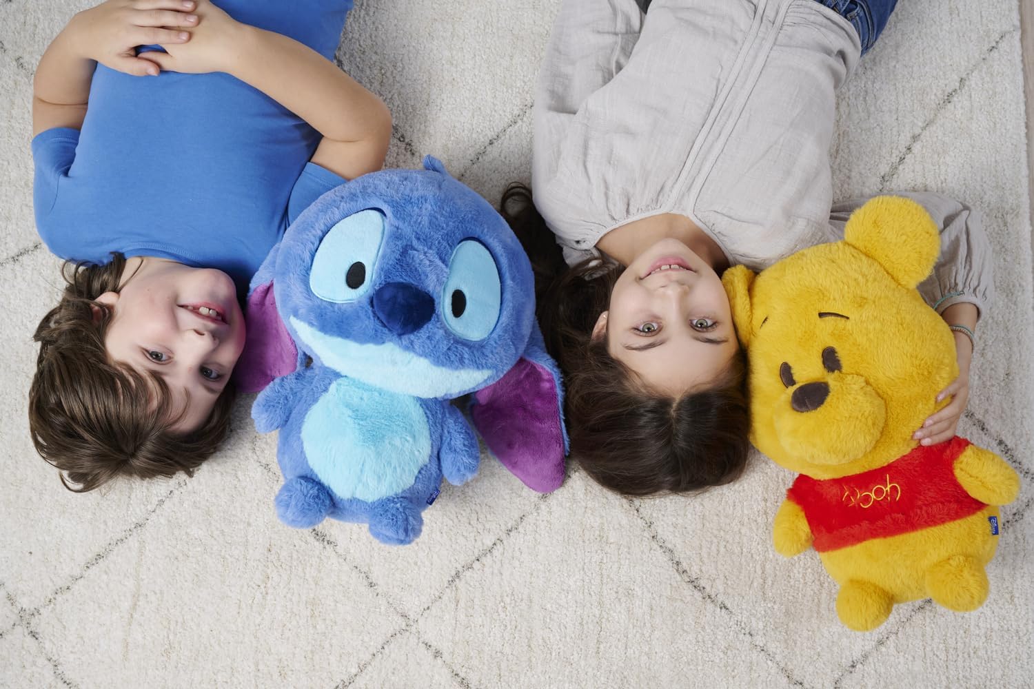 Simba Disney Huggables Stitch 35 cm – Peluche Douce, idée Cadeau pour Enfants et Fans à partir de 0 Mois
