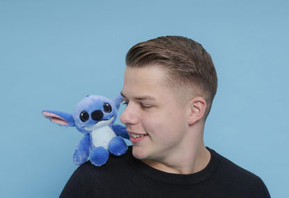 Simba official Disney Shoulder Squad Lilo & Stitch 12cm wearable plush with magnetic plate