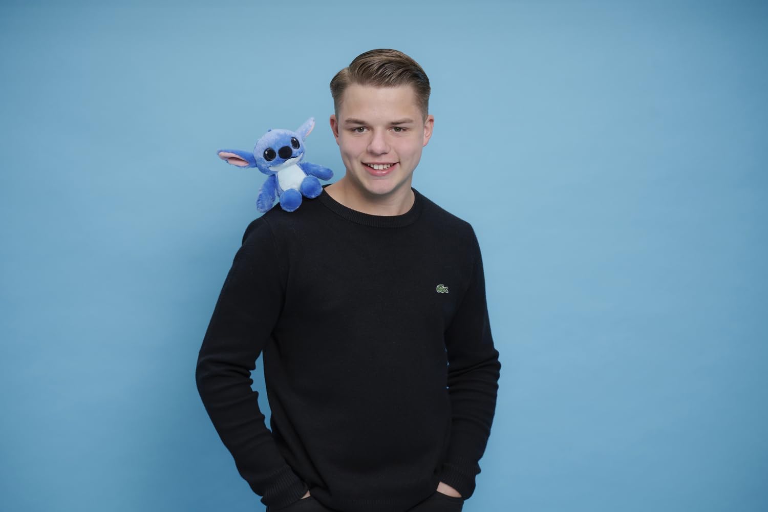 Simba official Disney Shoulder Squad Lilo & Stitch 12cm wearable plush with magnetic plate