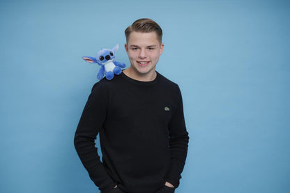 Simba official Disney Shoulder Squad Lilo & Stitch 12cm wearable plush with magnetic plate