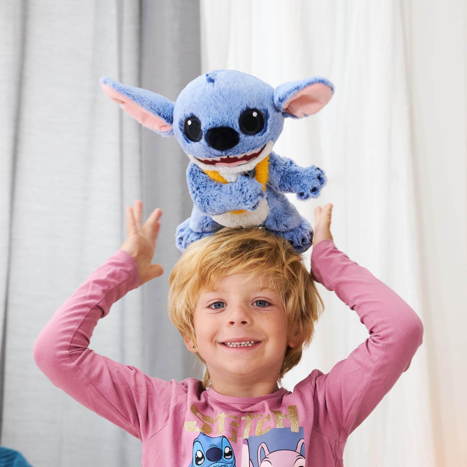 Simba offical movie Stitch wearing Lei 25cm plush soft toy for kids gift birthday
