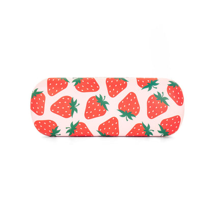 Sass & Belle Cherry Glasses Case – Hard Protective Spectacles Case for Women, Kids or Men – Quirky Eyewear Holder for Sunglasses or Glasses – Fun Sass and Belle Accessory