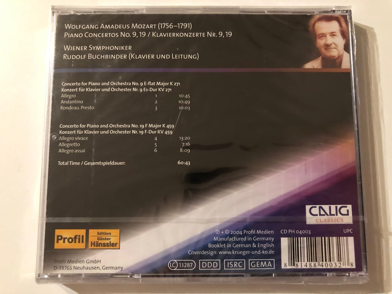 Piano Concertos Nos. 9 and 19 (Fedossejew, Vienna So)