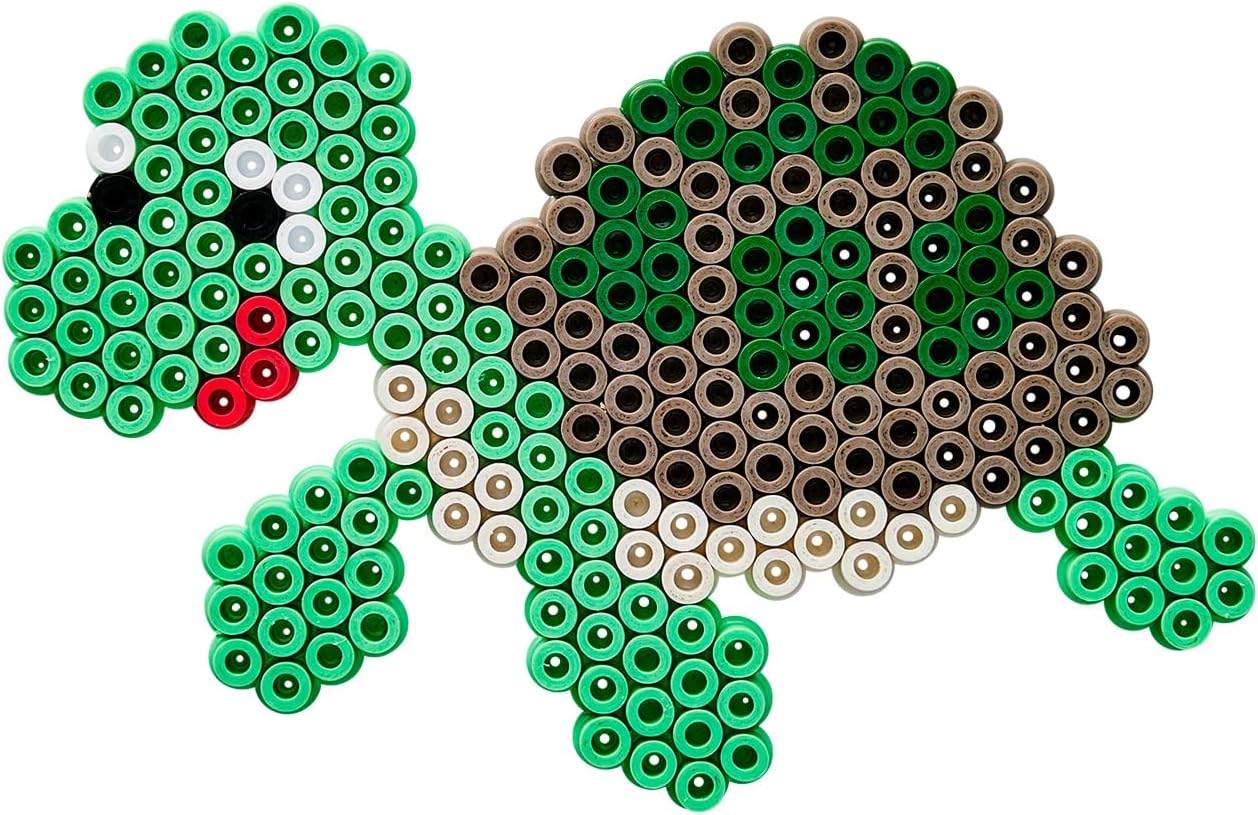 Hama Beads | Approx. 4.000 Cuentas, 2 pegboards: Square No. 234 and Hexagonal No. 276. 8 Bead Supports, Colour Printed Design Sheet, Instructions and Ironing Paper.