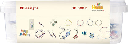 Hama - Mini Beads And Pegboards In Bucket, Jewelry (385404)