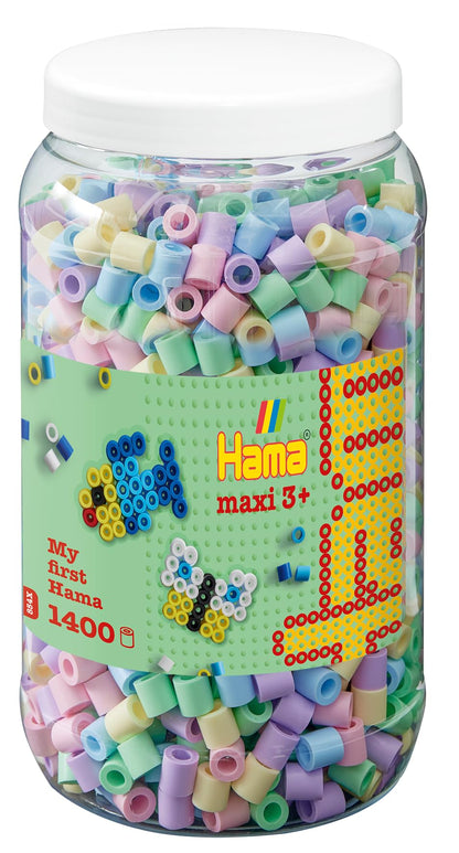 Hama Perline da Stirare | Circa 1.400 Perline – Mix 52 – Colori n. 2, 95, 96, 97, 98 | Mosaico Decorazione Arte e Artigianato per Bambini creativi a Partire dai 5 Anni in su