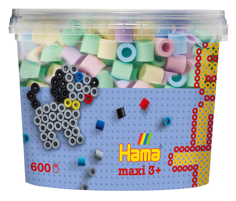 Hama - Maxi Beads 600Pcs Mix 52 (388574)