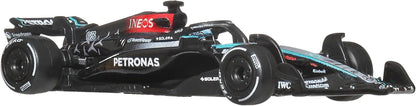 Hot Wheels Mercedes-Benz AMG F1 Team 2024 Formule 1 modelauto - George Russell 63 - De cast schaal 1:64 - lengte 8 cm - JBM18