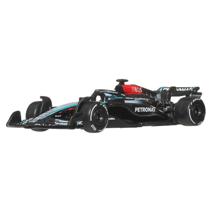 Hot Wheels Mercedes-Benz AMG F1 Team 2024 Formule 1 modelauto - George Russell 63 - De cast schaal 1:64 - lengte 8 cm - JBM18