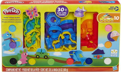 Play-Doh - Play-Doh Toolkit met +30 Onderdelen & 10 Kleipotjes