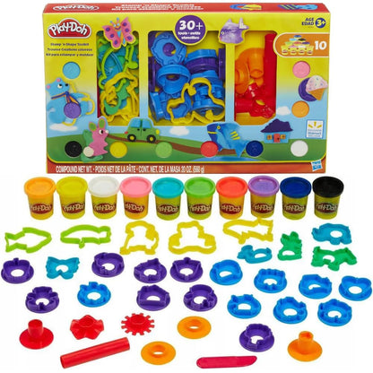 Play-Doh - Play-Doh Toolkit met +30 Onderdelen & 10 Kleipotjes