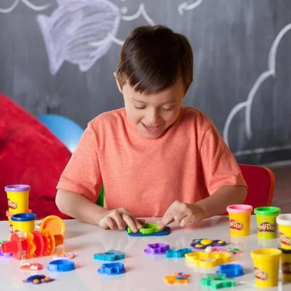 Play-Doh - Play-Doh Toolkit met +30 Onderdelen & 10 Kleipotjes