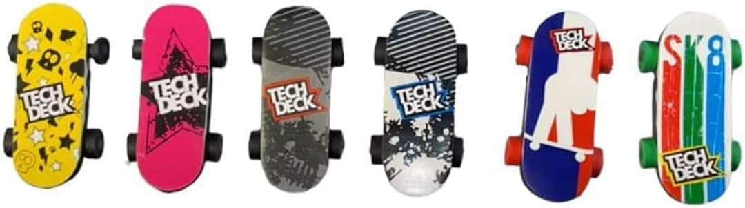Tech Deck Bendy Boards Rubber Eraser Finger Board Blind Bag